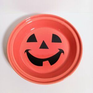 Fiesta Happy Pumpkin Jack-o-lantern 10” Pie Plate Homer Laughlin